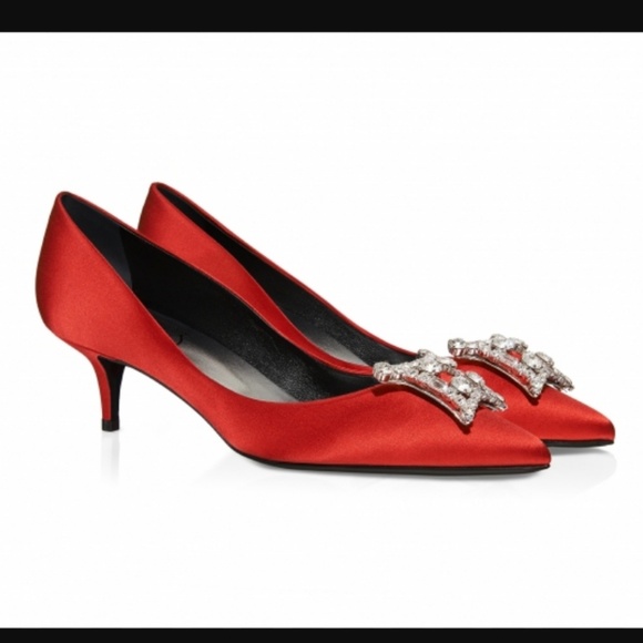 🔥Roger Viver Satin Pumps - Picture 5 of 8